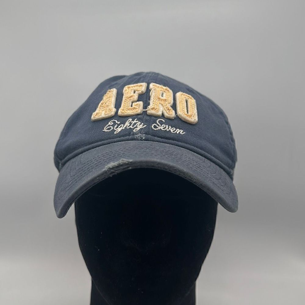 Vintage Y2K Aeropostale Baseball Cap Hat Aero Ath Div 87 Limited Edition S/M‎